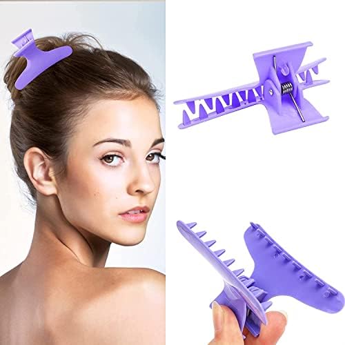Ondder Professional Salon Hair Clips for Styling, Cutting, Coloring - Butterfly Claw Clamps and Hair Accessories for Women and Girls - Image 5