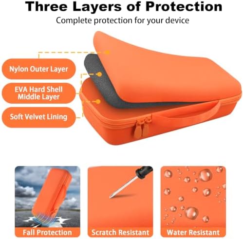 for Dyson Supersonic Travel Hair Dryer Hard Case, Orange - Image 6