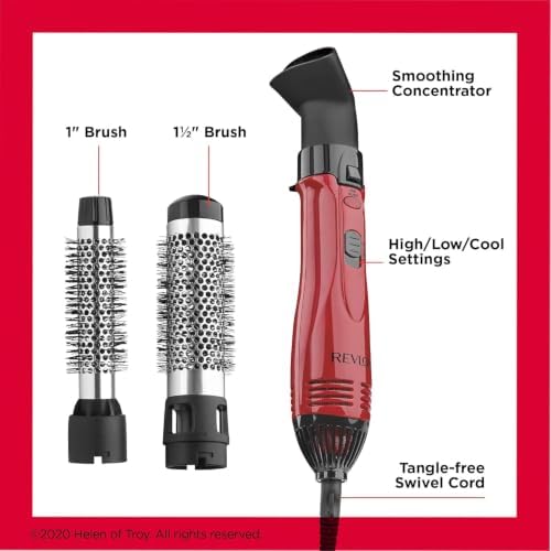 Revlon 1200W Perfect Style Hot Air Kit, 3 Piece Set - Image 6