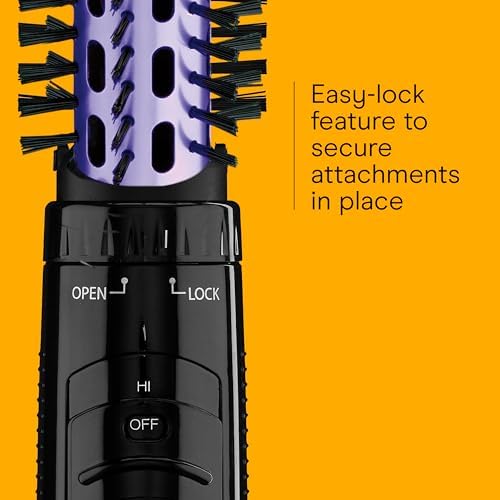 Conair 2-in-1 Hot Air Curling Combo, Includes 1.5-inch Curl Brush and 1-inch Aluminum Bristle Brush - Image 4