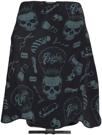 Barber Cape, Hair Salon Haircut Gown, Hair Cutting Apron with Adjustable Closure, Professional Salon Cutting Barber Skirt for Barbershop (color 8) by AXWXHSO