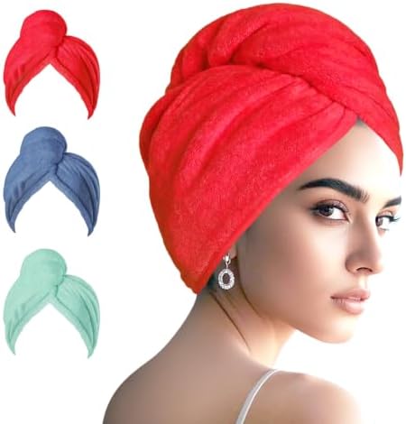 Microfiber Hair Drying Towel Wrap,Hair Turbans Towel for Wet Hair by Unknown
