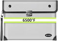 Upgraded Fireproof Document Bag with Lock 6500°F Fireproof by FirepyroofSafetyFamily