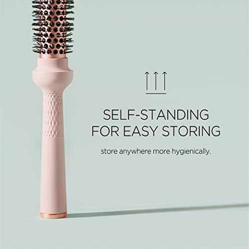 Magic Curling Round Brush (1 Inch) - Non-electronic, Self-Standing Round Brush, Great Blowout, Ceramic Coated Barrel, Quick Styling, Ionic Thermal Barrel, Volumizer, Styler - Image 5