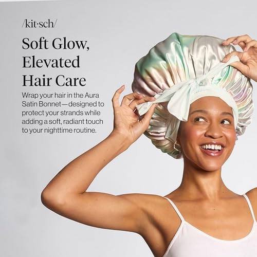 Kitsch XL Satin Bonnet for Sleeping - Aura - Image 2