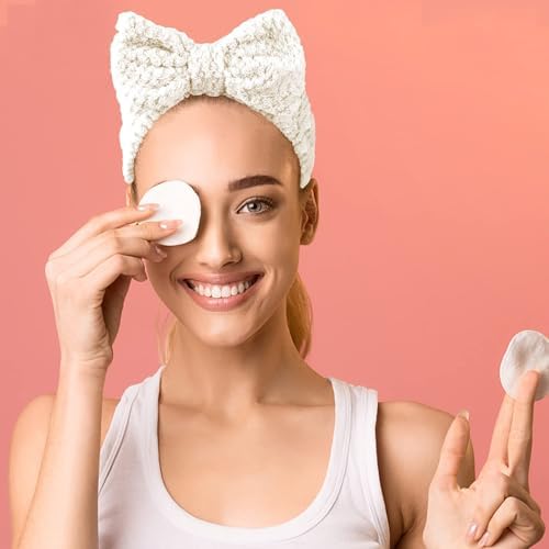LAPOHI 3 Pack Microfiber Bowtie Headbands for Washing Face, Makeup, Yoga & Sports - Women & Girls - Image 6