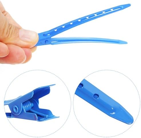 Bantoye 24 Packs Duck Bill Clips 3.35 Inch Metal Alligator Clip, Dark Blue - Image 3