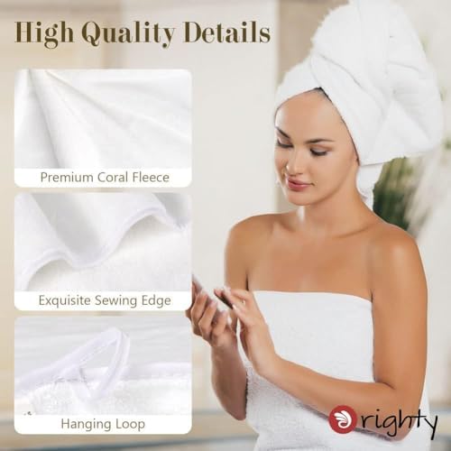 Orighty Bath Towels, Soft Feel Bath Towel, 4 Pack (27'' x 54'') - Image 3