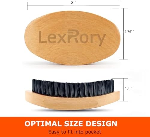 Palm Wave Brush 360 Curved Hard Bristle Hair Brushes for Men Wavers - Image 4