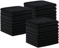 Arkwright Bleach Resistant Salon Towels 24 Pack – Microfiber Hair Towels, Soft, Absorbent, Quick Dry, Lint Free Spa & Barber Towels for Hair Stylist, Nail Salon & Esthetician, 16 x 27, Black by Arkwright