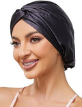 Adjustable Silk Bonnet Satin Curly Hair Wrap for Sleeping Women Anti-Frizz by KAAHYNNO