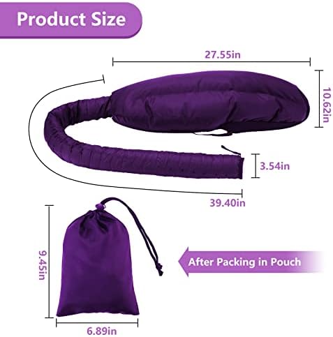 Hair Dryer Bonnet - Upgraded Hooded Hair Dryer with Adjustable Extra Large Hood for Easy Styling, Curling and Deep Conditioning, Includes Free Carrying Case for Portable Hair Drye Cap(Purple) - Image 4
