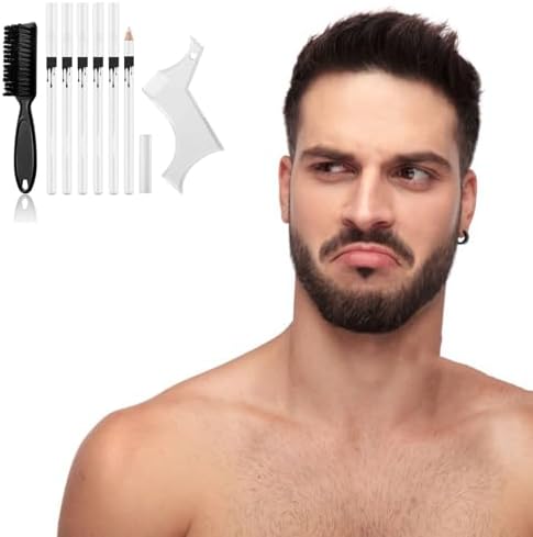 White Barber Pencil Set - Edge Hairline Razor Trace Pencils - Image 6