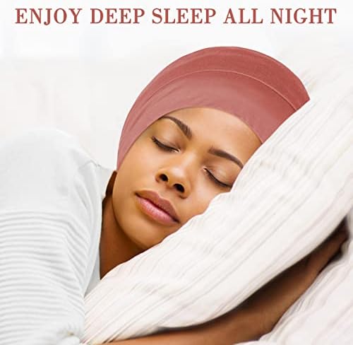 Fittia Satin Lined Sleep Bonnet, Adjustable Non-Slip Cap For Locs, Medium - Image 3