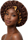 Silk Satin Hair Bonnet for Sleeping Reversible by PrettyRobes