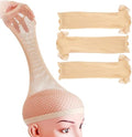 Wig Caps for Women,Hair Net for Wig,Mesh Wig Caps for Long hair for Women,Hair Nets Non Slip for Wigs Beginner,Nylon wig Cap for Thick hairs,Wig Accessories for Halloween/Christmas Party Cosplay,3 Pcs by Bwxsyws
