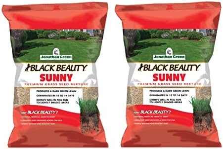 Jonathan Green Black Beauty Sunny Premium Grass Seed Mixture, 3lb (Pack of 2) by JonathanGreen