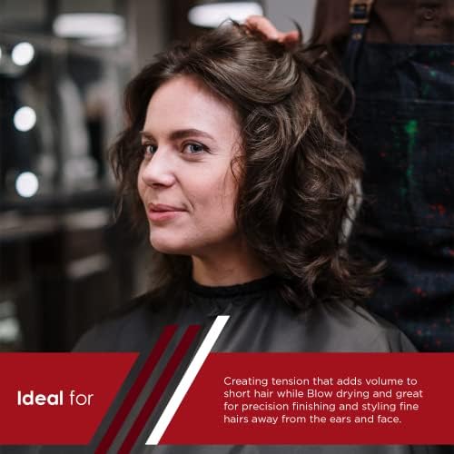 Spornette Mini Styler Boar Bristle .75 inch Round Brush (#HB-2) for Blowouts, Volume, Styling, Finishing, Curling & Setting Short, Curly, Wavy, Straight, Thick, Normal or Thin Hair on Men & Women - Image 3