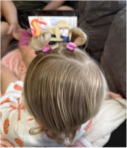 400PCS Baby Hair Ties,No Crease Small Hair Ties for Baby Girls Infants Toddlers,No Damage Elastic Hair Ponytail Holder Hair Accessories hair ties for little girls - Image 3