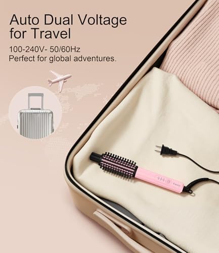 Farery Mini Thermal Brush 1 Inch, Touch-ups, Heated Round Curling Iron - Image 6