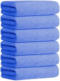 JML Microfiber Bath Towels with Hanging Loop, 30" x 60", 6 Pack by JML