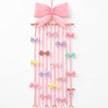 Suncalla Long Bow Holder for Girls Baby Pink Bow Hair Clip Organizer by Unknown