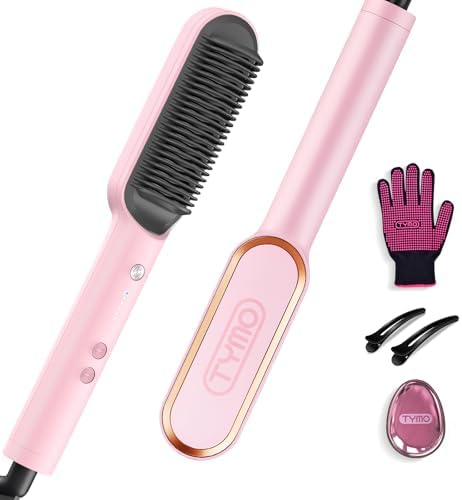 TYMO Hair Straightener Brush, Hot Comb Hair Straighteners for Women by TYMOFashionTech