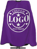 Custom Barber Cape Customized Haircut Capes Logo Text Photo Salon Hairdressing Apron for Home and Barbershop by Custom