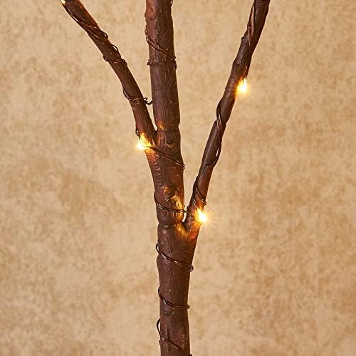 Birchlitland Lighted Brown Branches 32IN 100 LED with Timer Battery Operated, Artificial Tree Branch with Warm,Willow Branch Lights for Home Bedroom Fireplace Christmas Holiday Decoration - Image 3