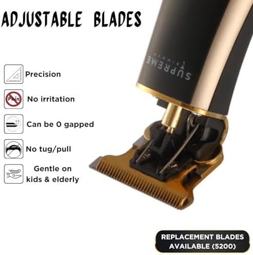 Supreme Trimmer T-Shaper Professional Zero-Gap Barber Trimmer ST5210 - Image 3