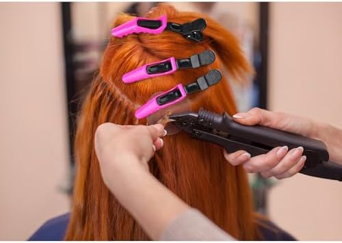 Ondder 24 Pcs Hair Clips, Large Alligator, Black Pink, for Styling Sectioning, Pro Salon, Hair Styling Accessories for Women - Image 3