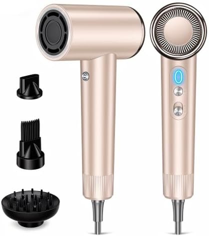 Mythsight StyleVibe High-Speed Ionic Hair Dryer with 3 Attachments by EffortlessStylingIntelligentHairCare