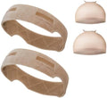 Adjustable Wig Grip Band, Non-Slip Silicone Headband,Beige 2 Pack by Monicass