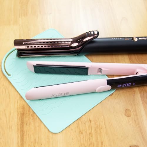 ANGENIL Heat Resistant Silicone Mat for Curling Iron Mat, Flat Iron, Crafts - Image 2