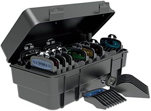 Wahl Genuine SECURE-SNAP Colored Metal Clip Guard Set, 12 Guards & Caddy - Image 6