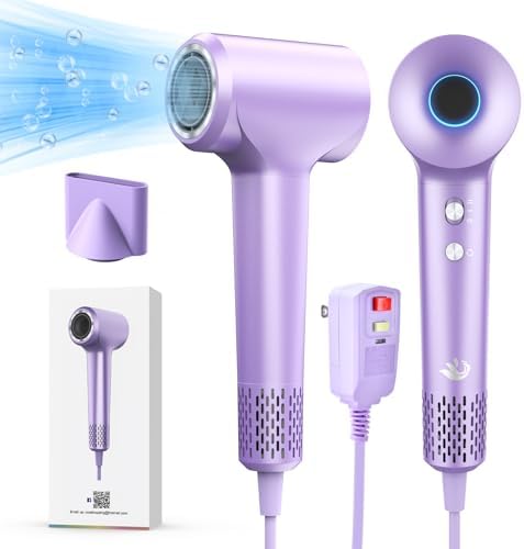 KARFUN 110000 RPM Brushless High Speed Plasma Hair Dryer for Home Travel by Wearecommittedtoprovidinghigh-qualityandcost-effectiveproductsEmpoweringyoutocreateabrighterfuture