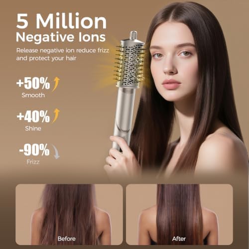 Hot Air Styler & Blow Dryer Brush, Multi Hair Styler for Curls & Volume - Image 6