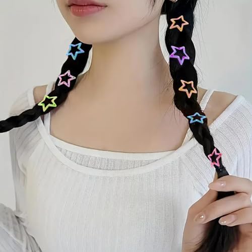 VIBILIA Star Hair Clips Y2K Metal Hair Accessories-15 PCS 1.18"，Glitter - Image 6