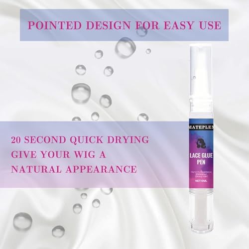 Lace Wig Glue Pen – Invisible Hold, 5ml Travel-Friendly Size - Image 4