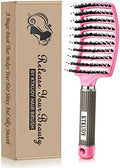 Pain-Free Detangling Brush for Women & Kids, Wet & Dry Hair, All Hair Types by KTKUDY