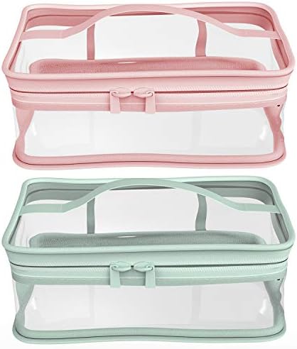 BallHull Makeup Bag Zipper Waterproof Portable Travel Storage Pouch 2 Pcs by BallHull