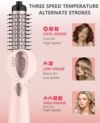 ANWA Rotating Hair Dryer Brush Spinning, 4-in-1 Hot Air Brush Styler - Image 5