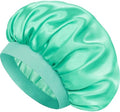 Satin Silk Bonnet for Hair, Double Layer Sleep Cap for Men & Women by Doitory