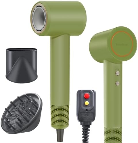 High Speed Hair Dryer Fast Drying 500 Million 1627W Ion Blow Dryer by Rizzdeek
