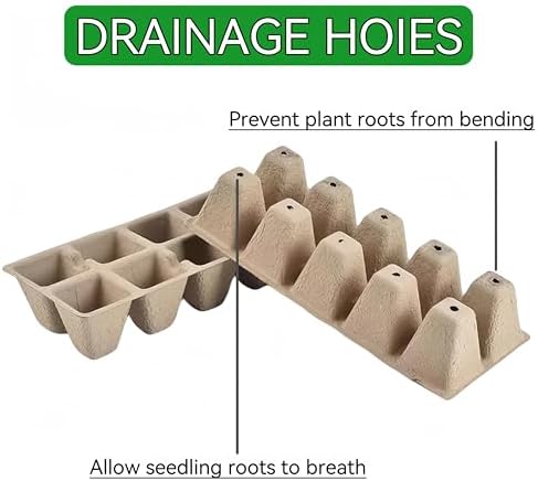480 Cells Seed Starter Tray, 48 Pack Seed Starter Kit - Image 3