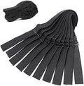 Adjustable Straps For Wigs And Making Wigs，Adjustable Wig Bands (Black, 1‘’ x 20pcs) by JIUSERLU