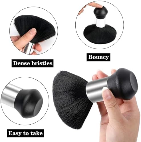 FEBSNOW Barber Cape Professional Hair Cutting Cape with Neck Duster Brush - Image 4