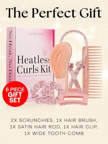 Lily England Heatless Curls Overnight Set - Satin Hair Curlers to Sleep In - Image 3