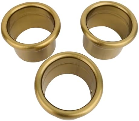 Salon Hair Styling Station Curling Hot Iron Appliance Tube Package Salon Station Organizer Holder Iron Tube 3pcs Package 2inch Stainless Steel Gold Color by QUEESALN