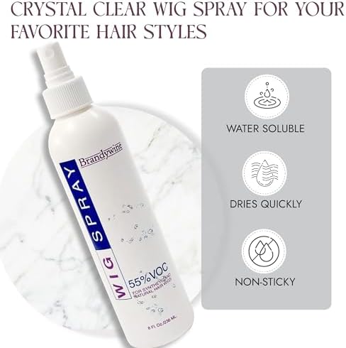 Non-Aerosol Styling Wig Spray for Synthetic & Natural Human Hair Wigs - Image 4